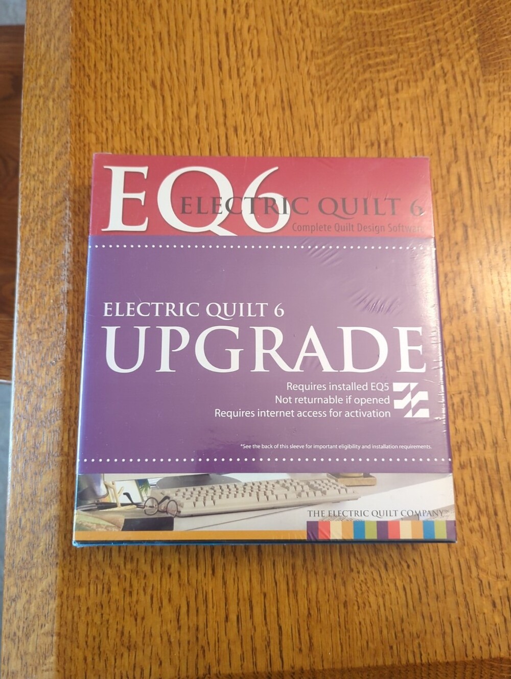 Electric Quilt 6 Upgrade EQ6 Design Software- Factory Sealed
